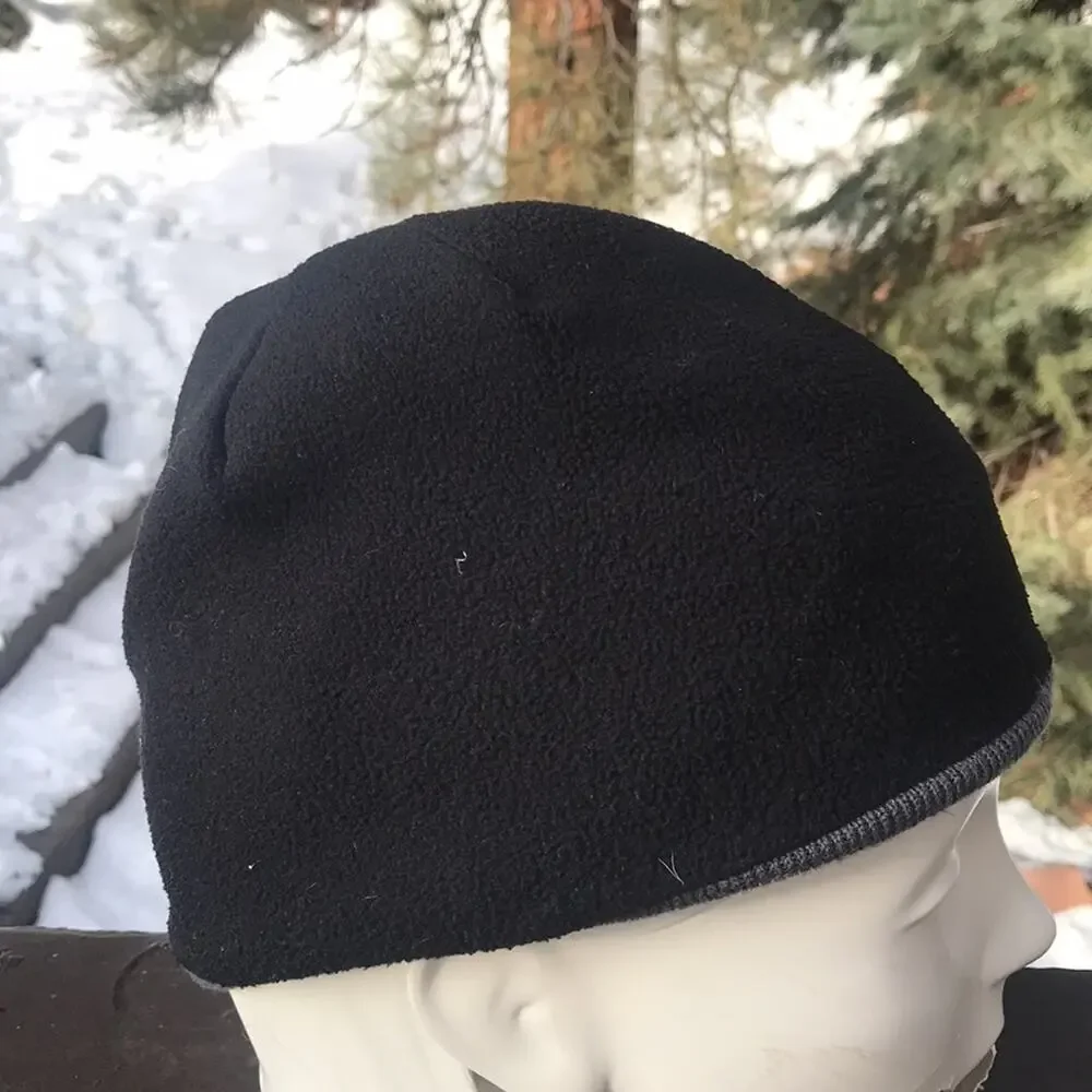 L.L. Bean Green Printed Fleece Lined Beanie Hat Boy's Size Small